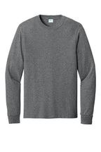 Port & Co Long Sleeve Core Cotton Tee. PC54LS