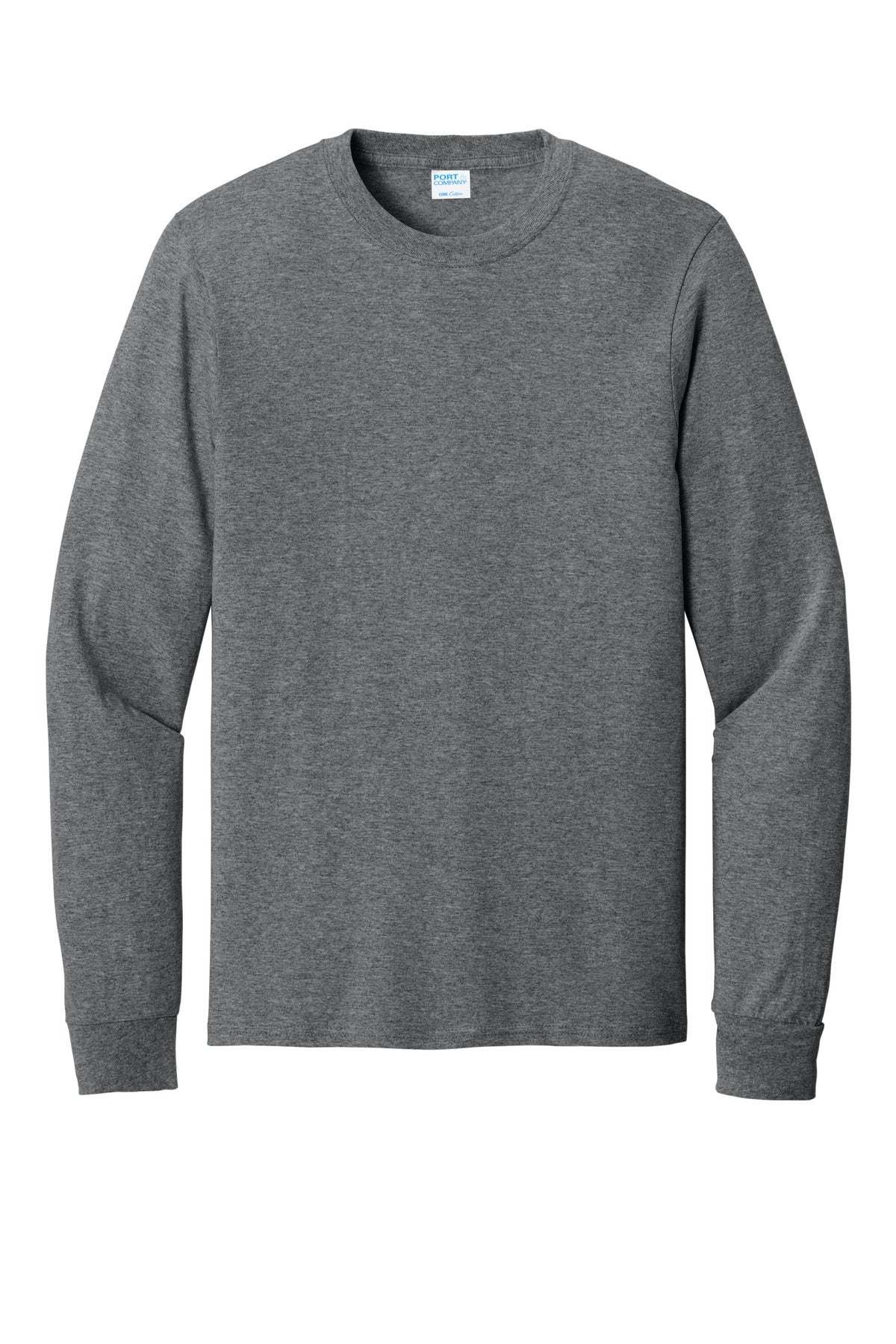 Port & Co Long Sleeve Core Cotton Tee. PC54LS