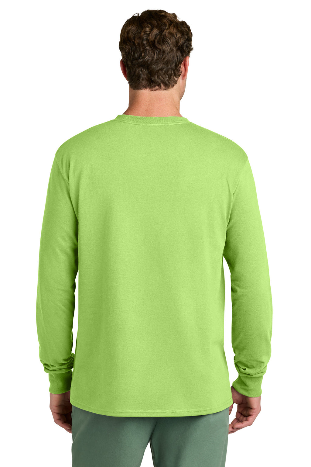 Port & Co Long Sleeve Core Cotton Tee. PC54LS