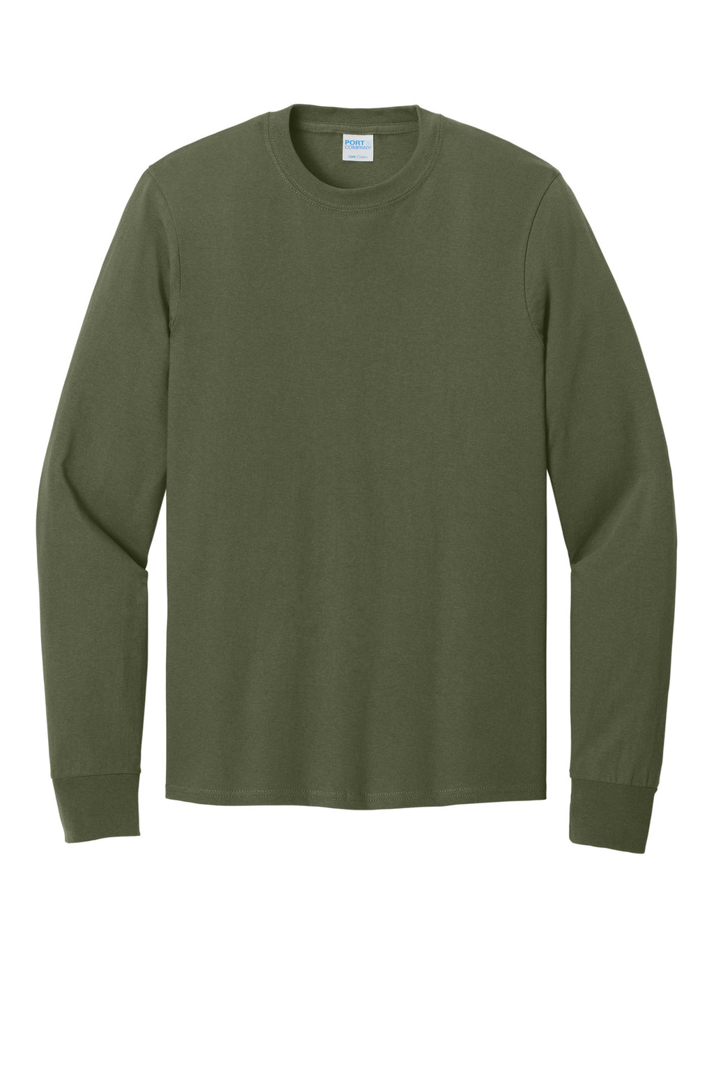 Port & Co Long Sleeve Core Cotton Tee. PC54LS