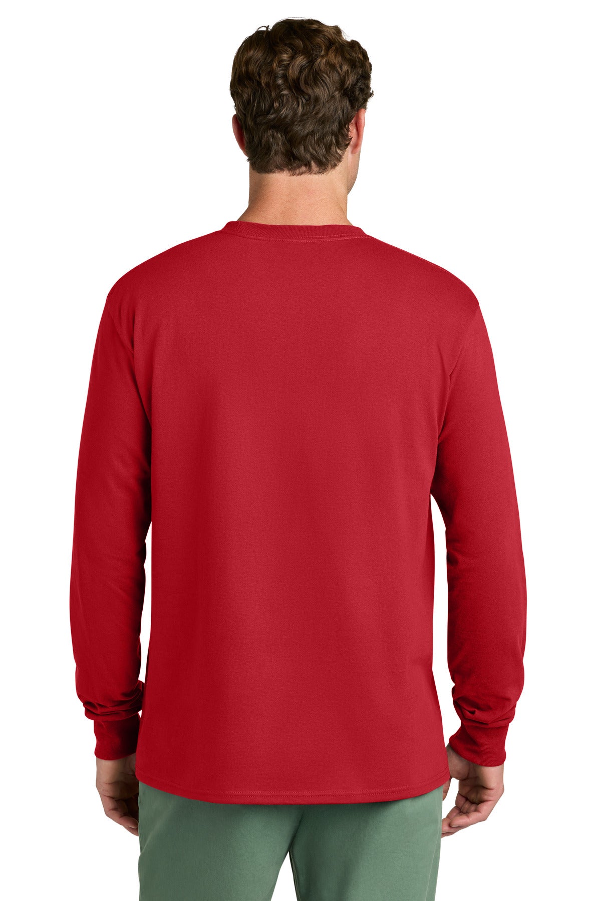 Port & Co Long Sleeve Core Cotton Tee. PC54LS