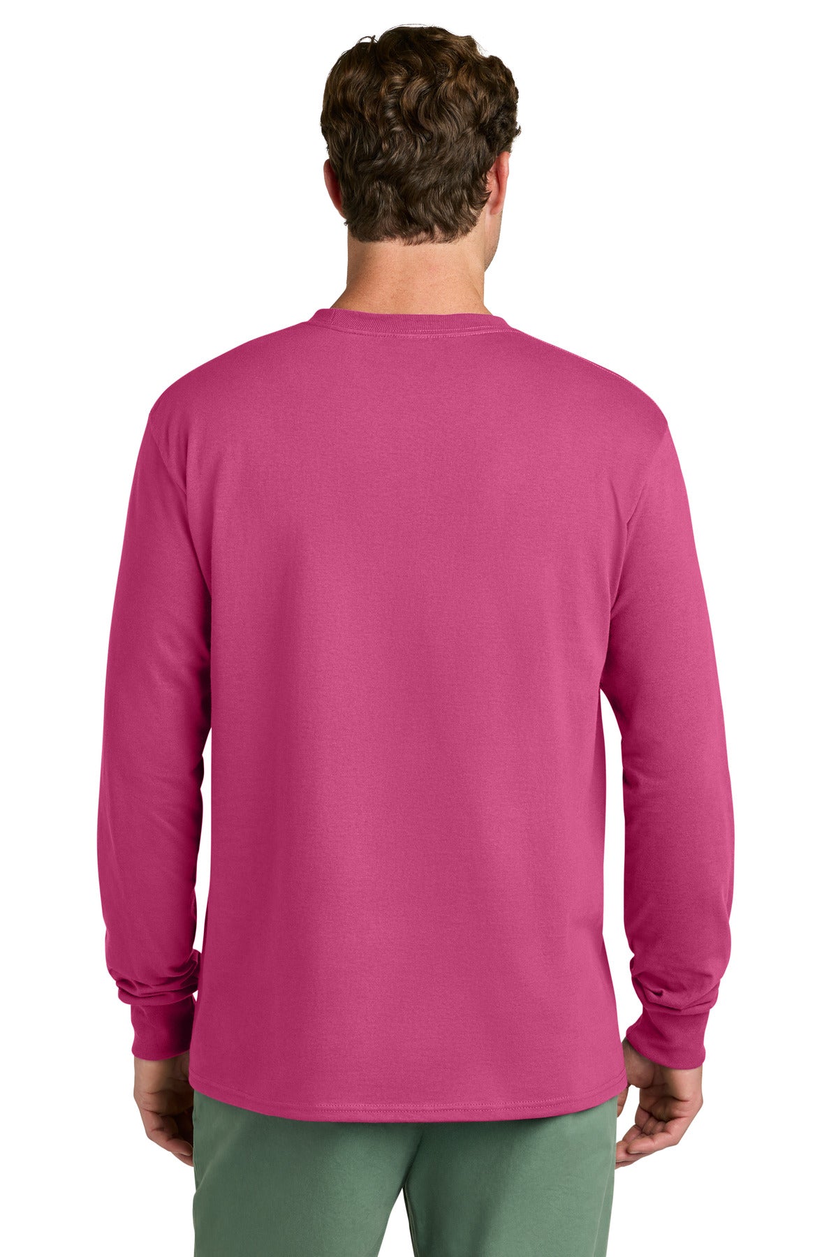 Port & Co Long Sleeve Core Cotton Tee. PC54LS