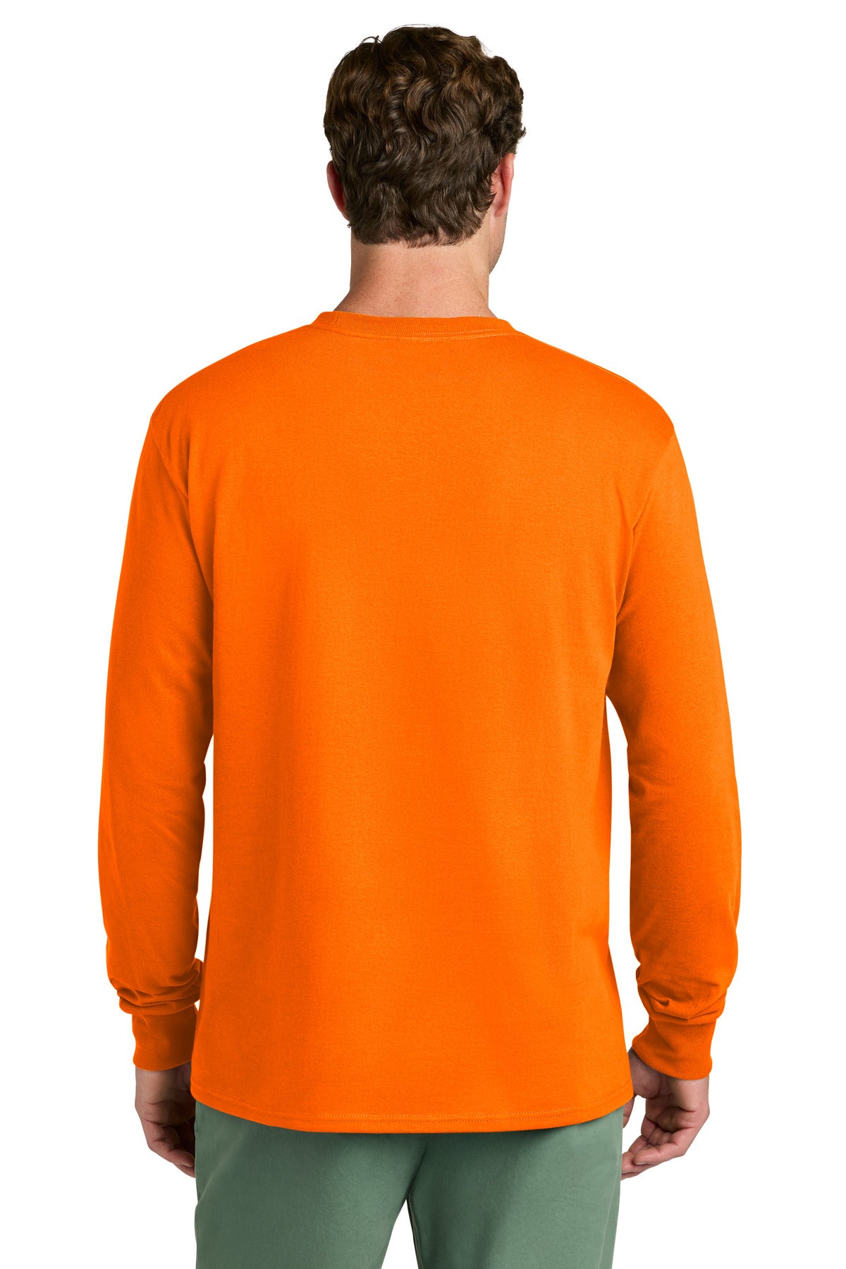 Port & Co Long Sleeve Core Cotton Tee. PC54LS