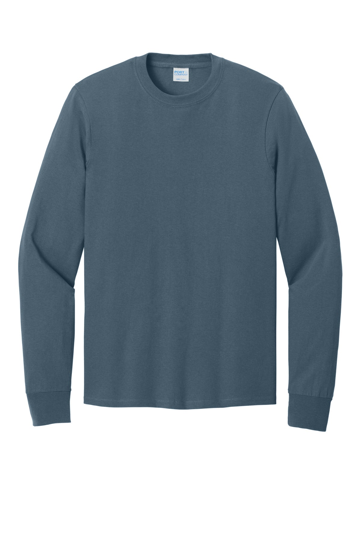 Port & Co Long Sleeve Core Cotton Tee. PC54LS