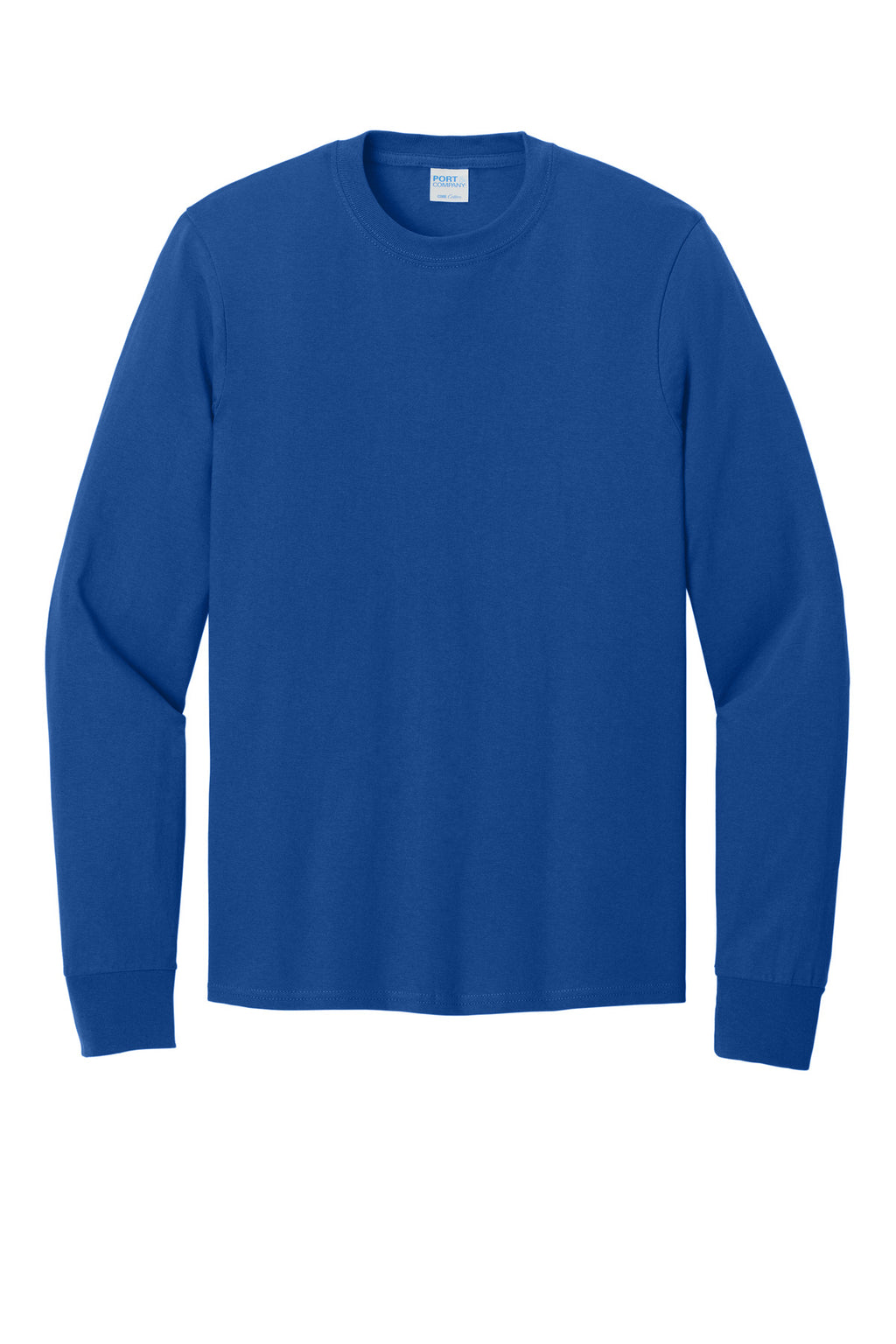 Port & Co Long Sleeve Core Cotton Tee. PC54LS