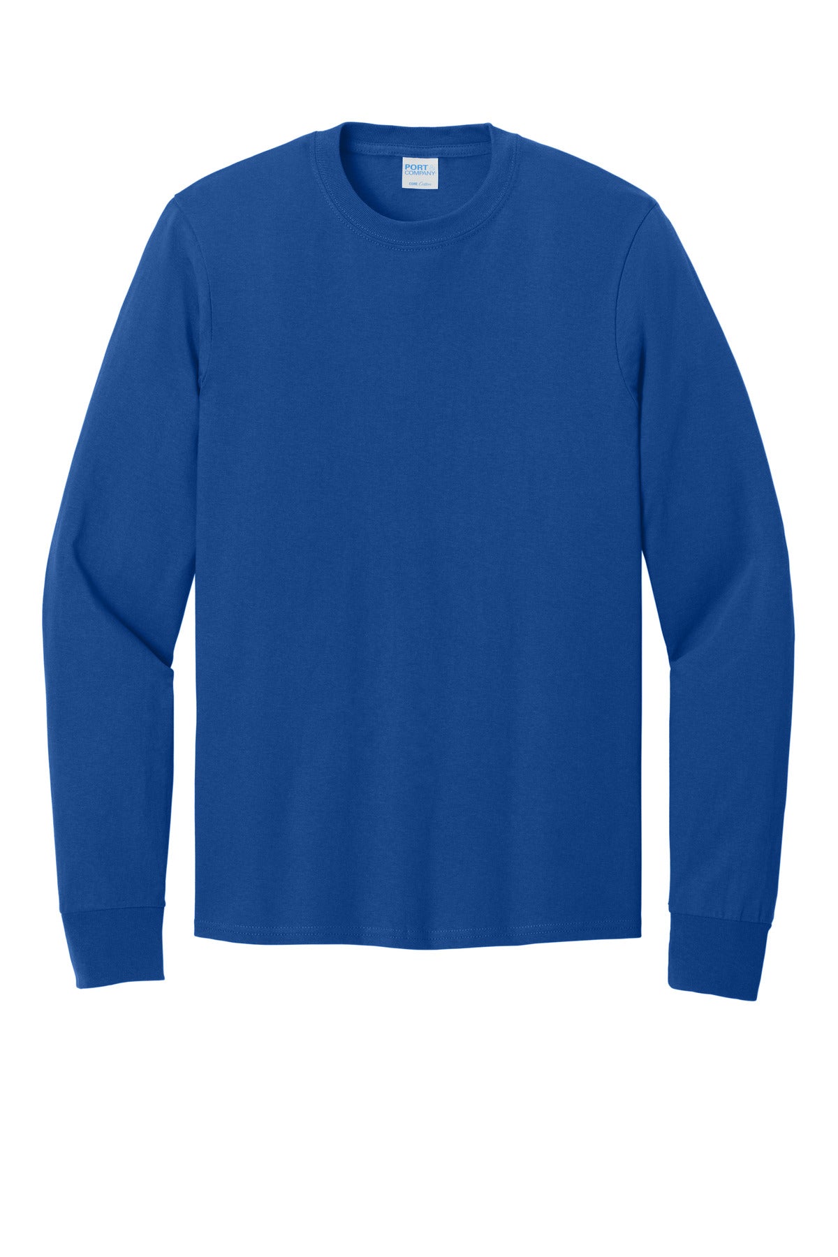 Port & Co Long Sleeve Core Cotton Tee. PC54LS