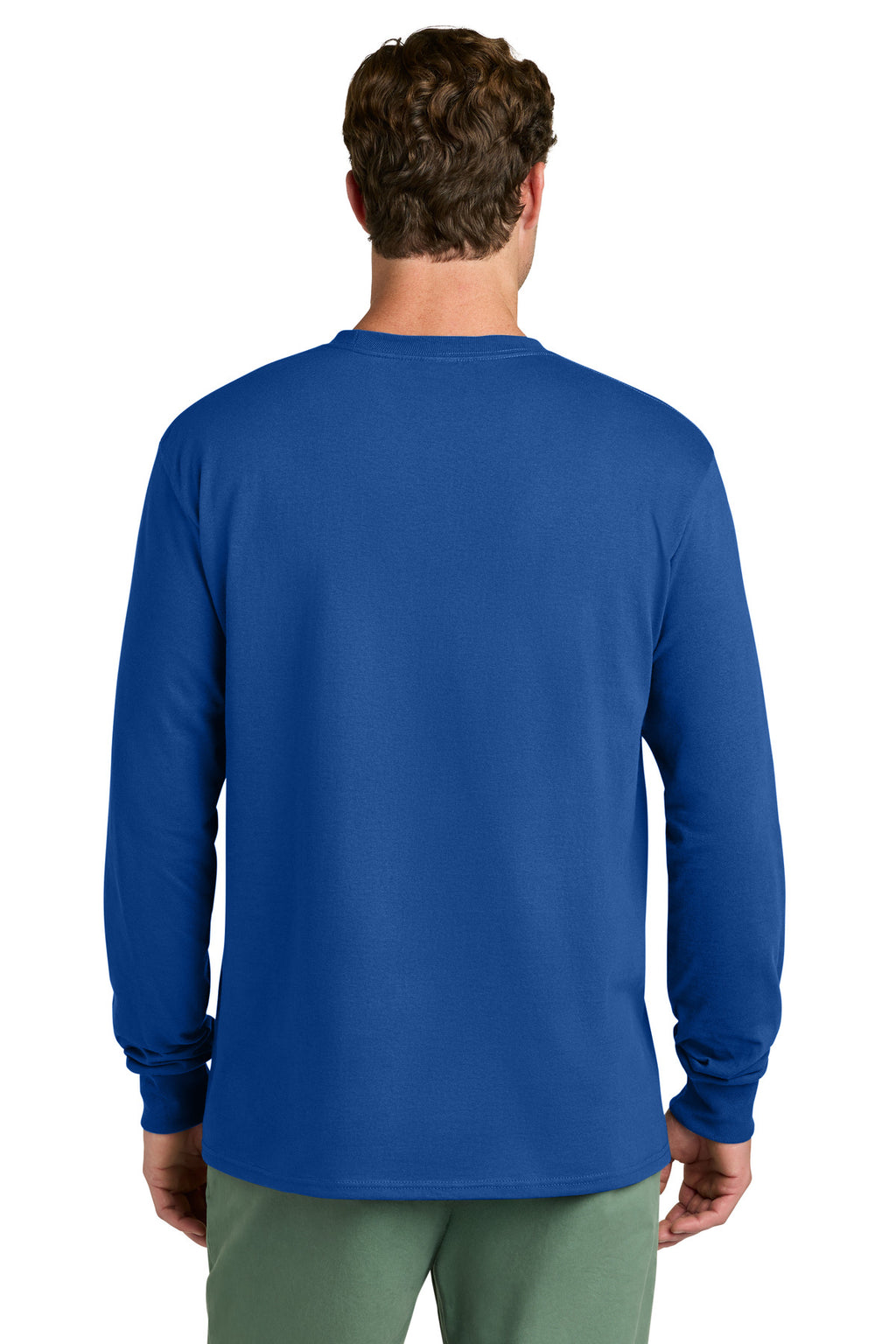 Port & Co Long Sleeve Core Cotton Tee. PC54LS