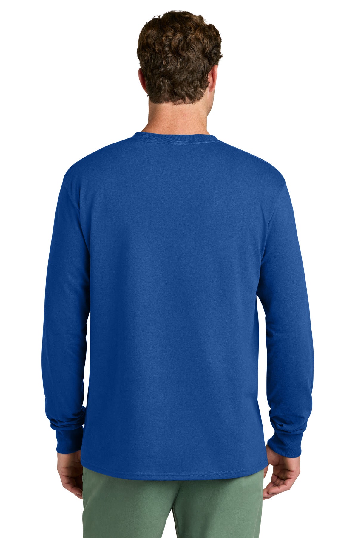 Port & Co Long Sleeve Core Cotton Tee. PC54LS