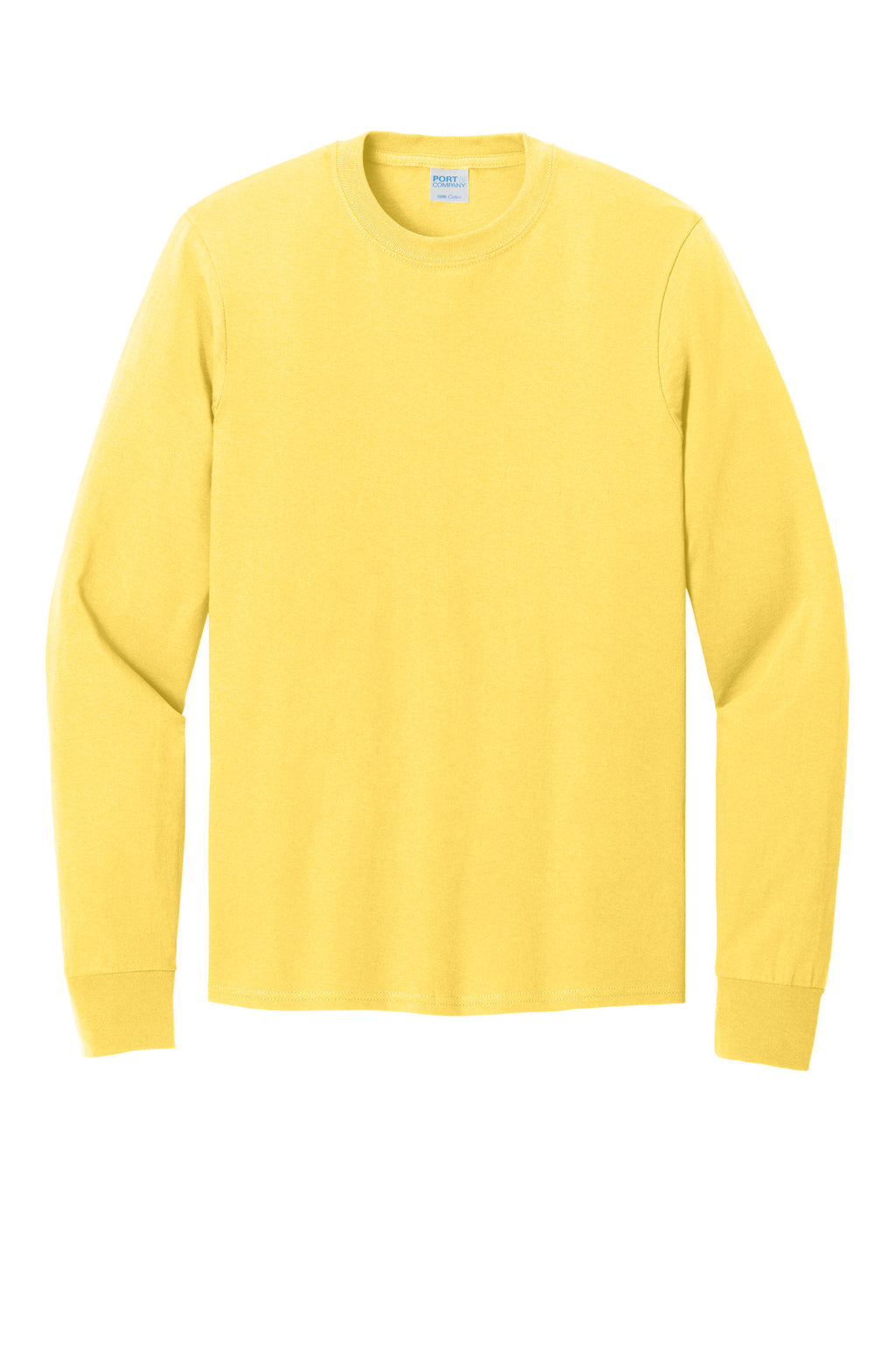 Port & Co Long Sleeve Core Cotton Tee. PC54LS