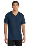 Port & Co Core Cotton V-Neck Tee. PC54V