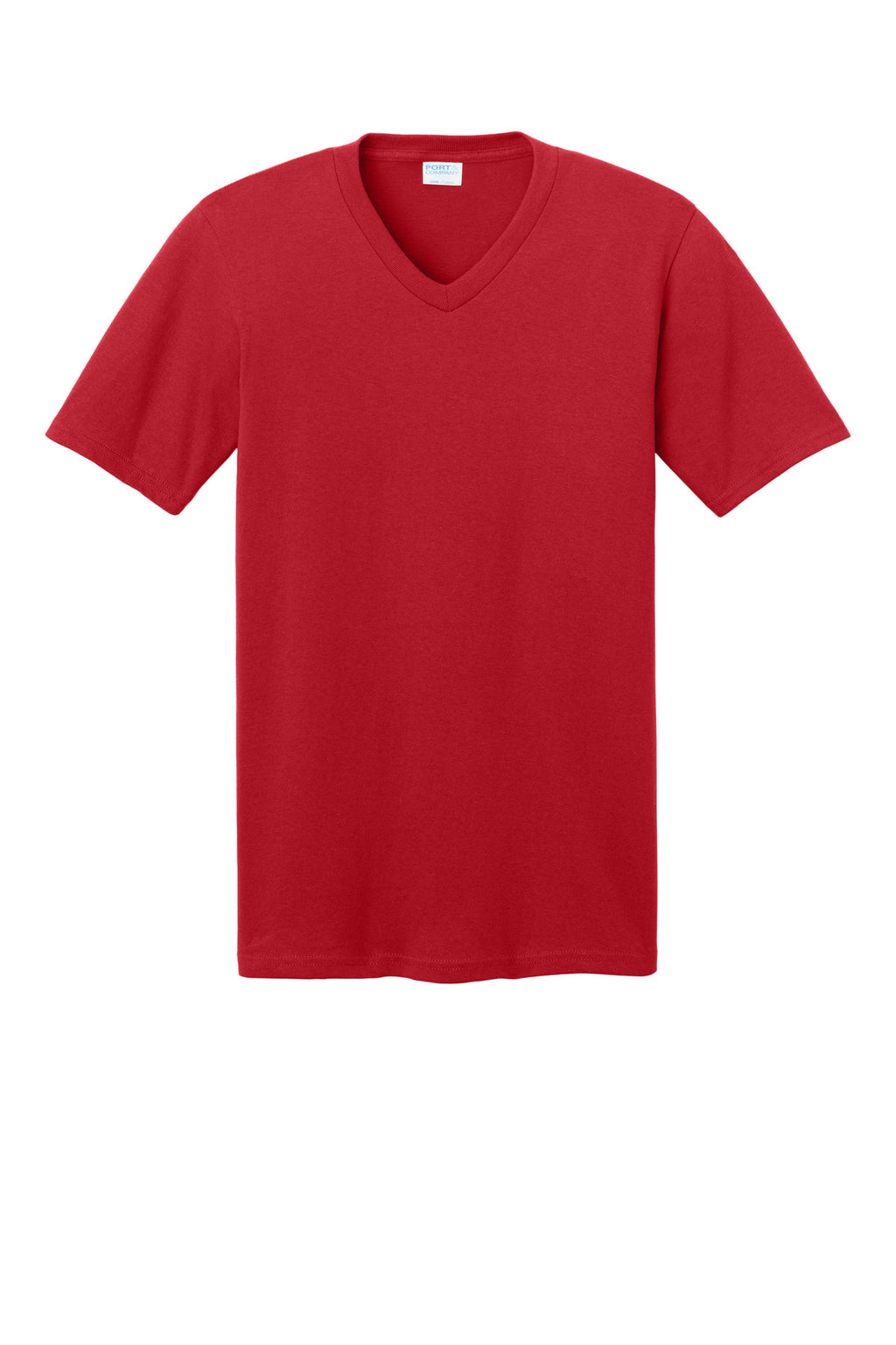 Port & Co Core Cotton V-Neck Tee. PC54V