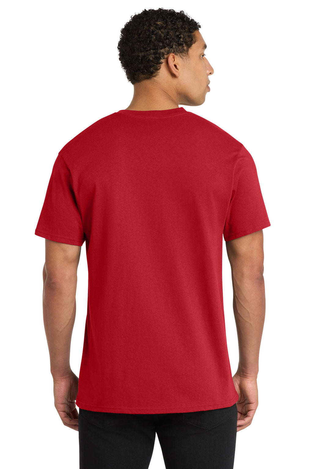 Port & Co Core Cotton V-Neck Tee. PC54V