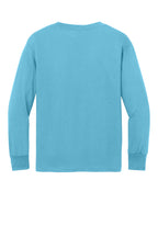 Port & Co Youth Long Sleeve Core Cotton Tee. PC54YLS