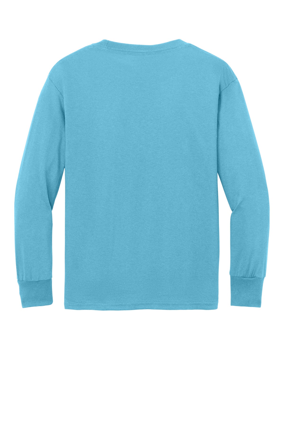 Port & Co Youth Long Sleeve Core Cotton Tee. PC54YLS
