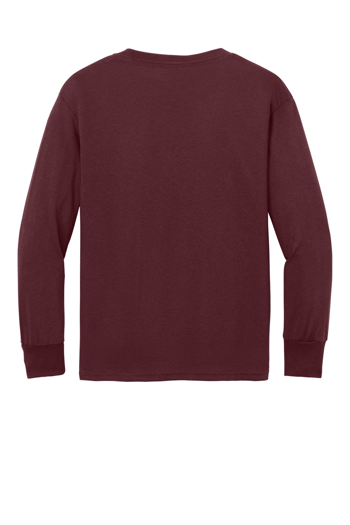 Port & Co Youth Long Sleeve Core Cotton Tee. PC54YLS