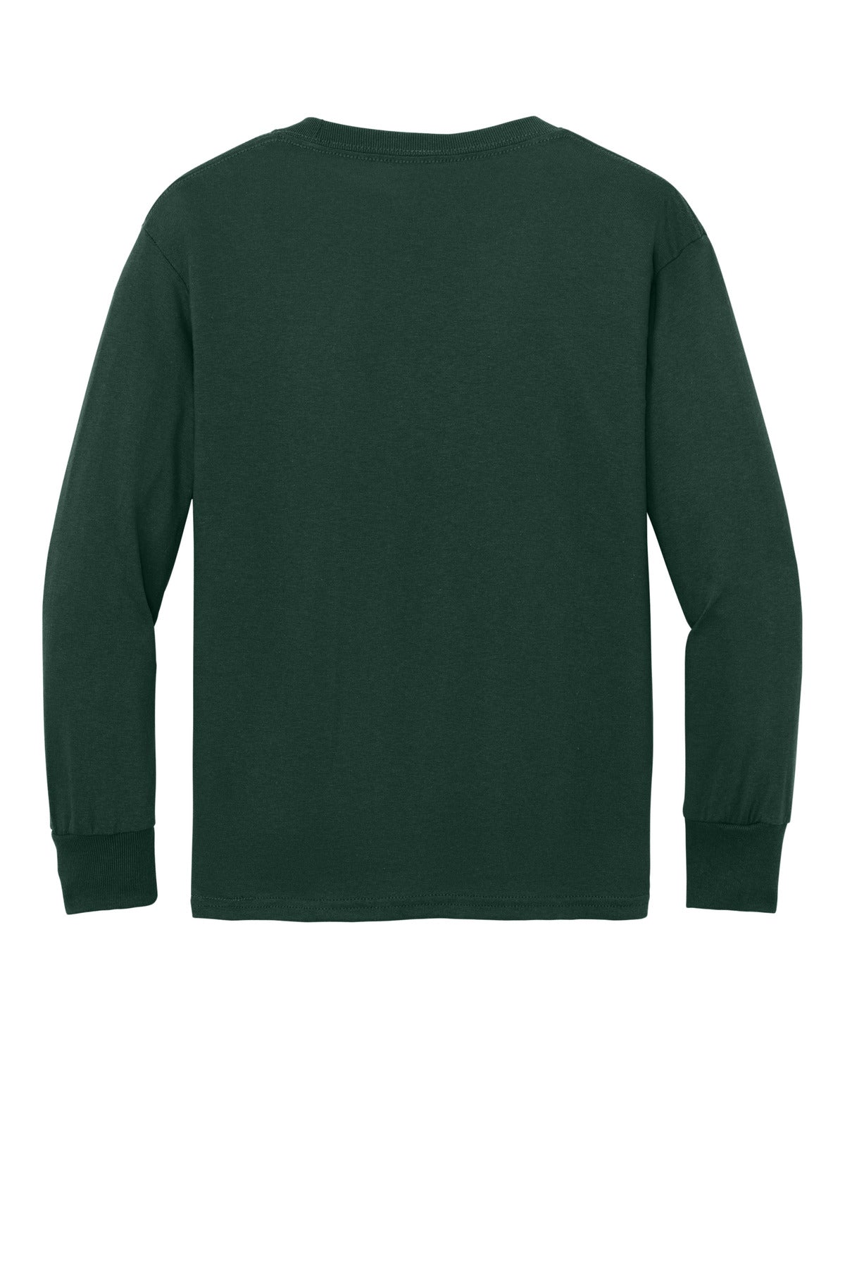 Port & Co Youth Long Sleeve Core Cotton Tee. PC54YLS