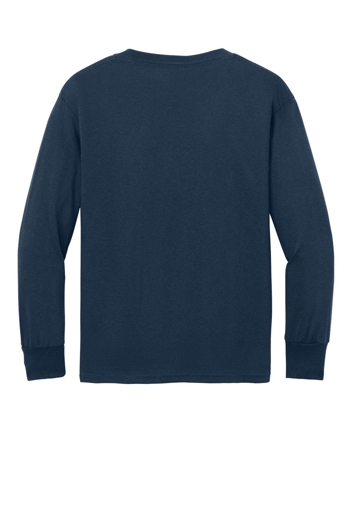 Port & Co Youth Long Sleeve Core Cotton Tee. PC54YLS