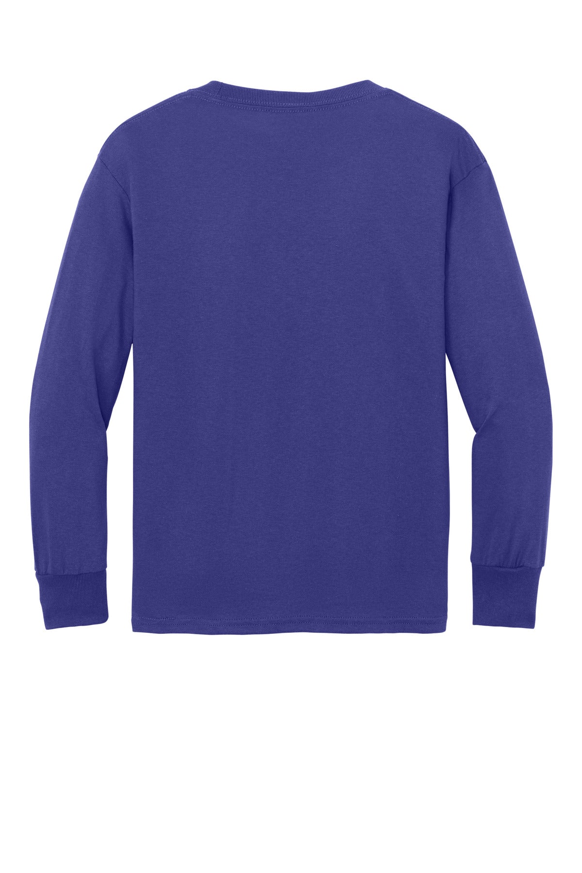 Port & Co Youth Long Sleeve Core Cotton Tee. PC54YLS