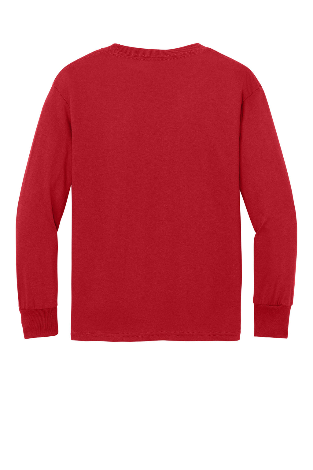 Port & Co Youth Long Sleeve Core Cotton Tee. PC54YLS