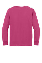 Port & Co Youth Long Sleeve Core Cotton Tee. PC54YLS