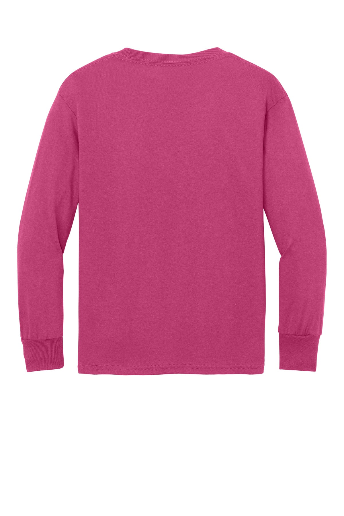 Port & Co Youth Long Sleeve Core Cotton Tee. PC54YLS