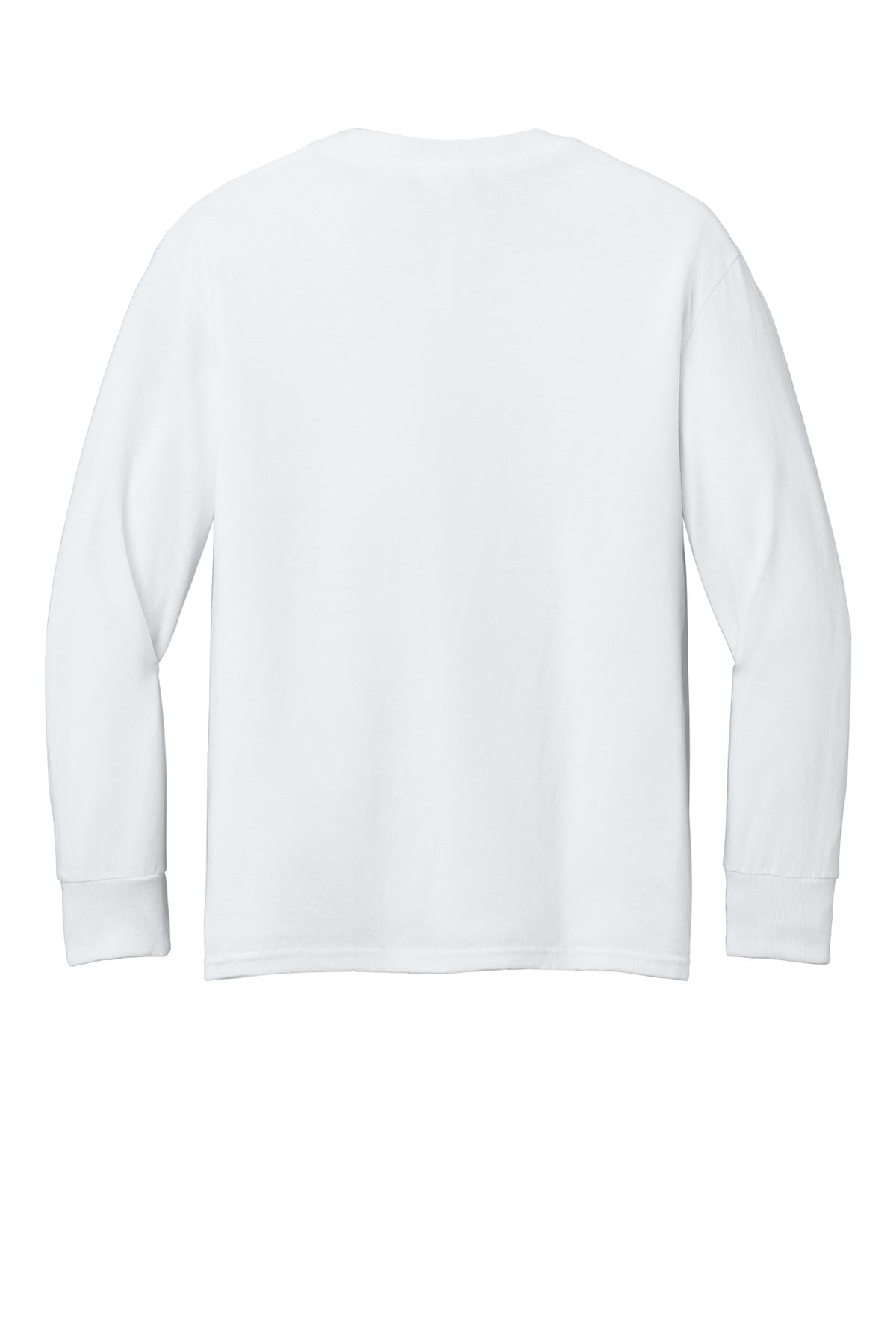 Port & Co Youth Long Sleeve Core Cotton Tee. PC54YLS
