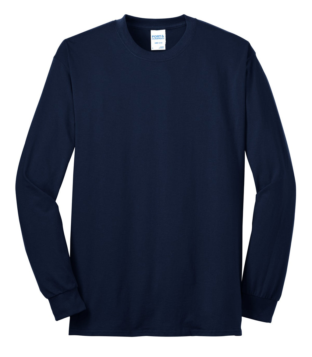 Port & Co Long Sleeve Core Blend Tee. PC55LS
