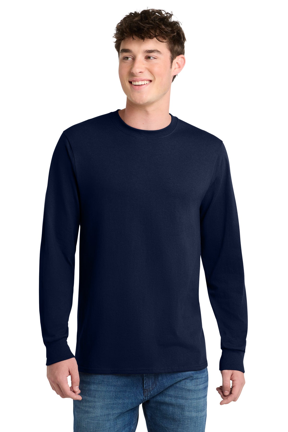 Port & Co Long Sleeve Core Blend Tee. PC55LS