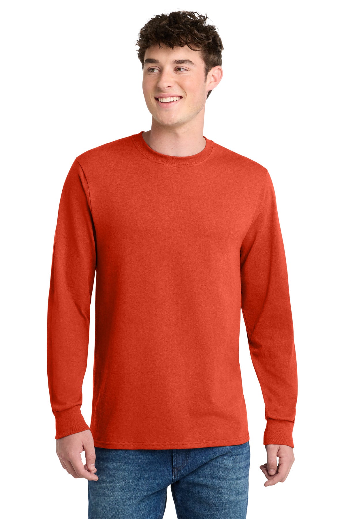 Port & Co Long Sleeve Core Blend Tee. PC55LS