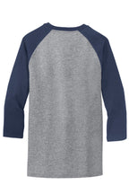 Port & Co Core Blend 3/4-Sleeve Raglan Tee. PC55RS
