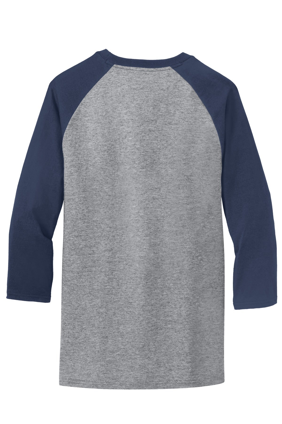 Port & Co Core Blend 3/4-Sleeve Raglan Tee. PC55RS