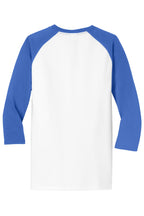 Port & Co Core Blend 3/4-Sleeve Raglan Tee. PC55RS
