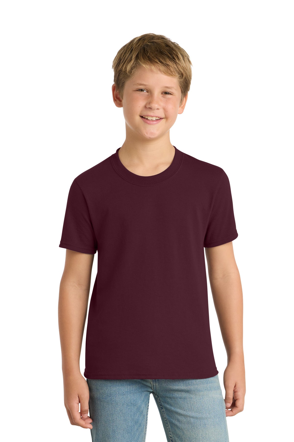 Port & Co Youth Core Blend Tee.  PC55Y