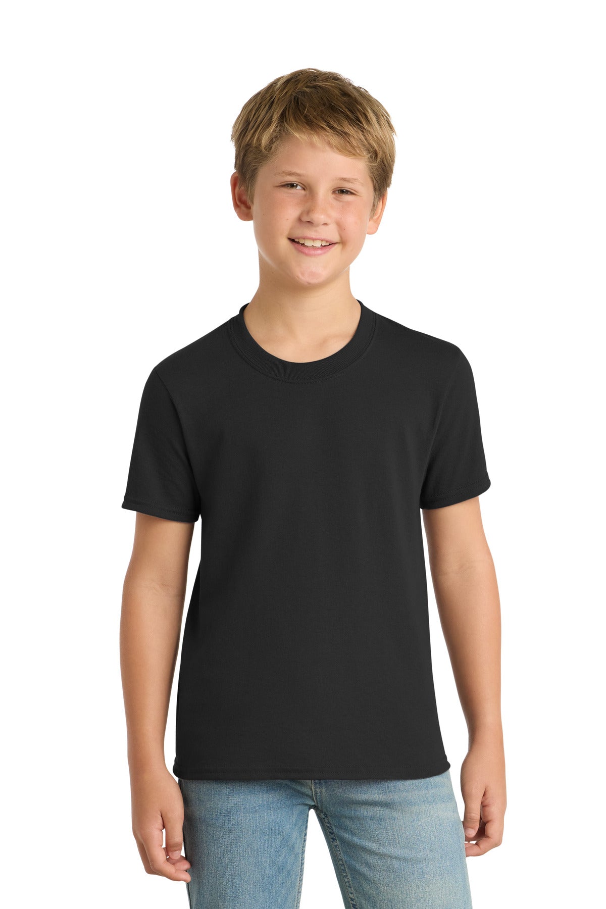 Port & Co Youth Core Blend Tee.  PC55Y