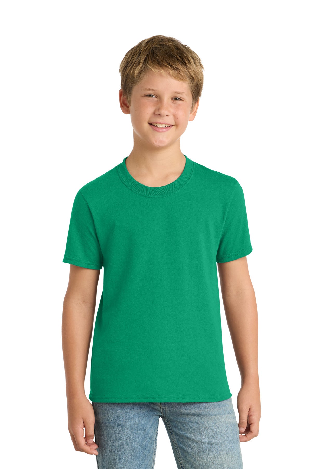 Port & Co Youth Core Blend Tee.  PC55Y
