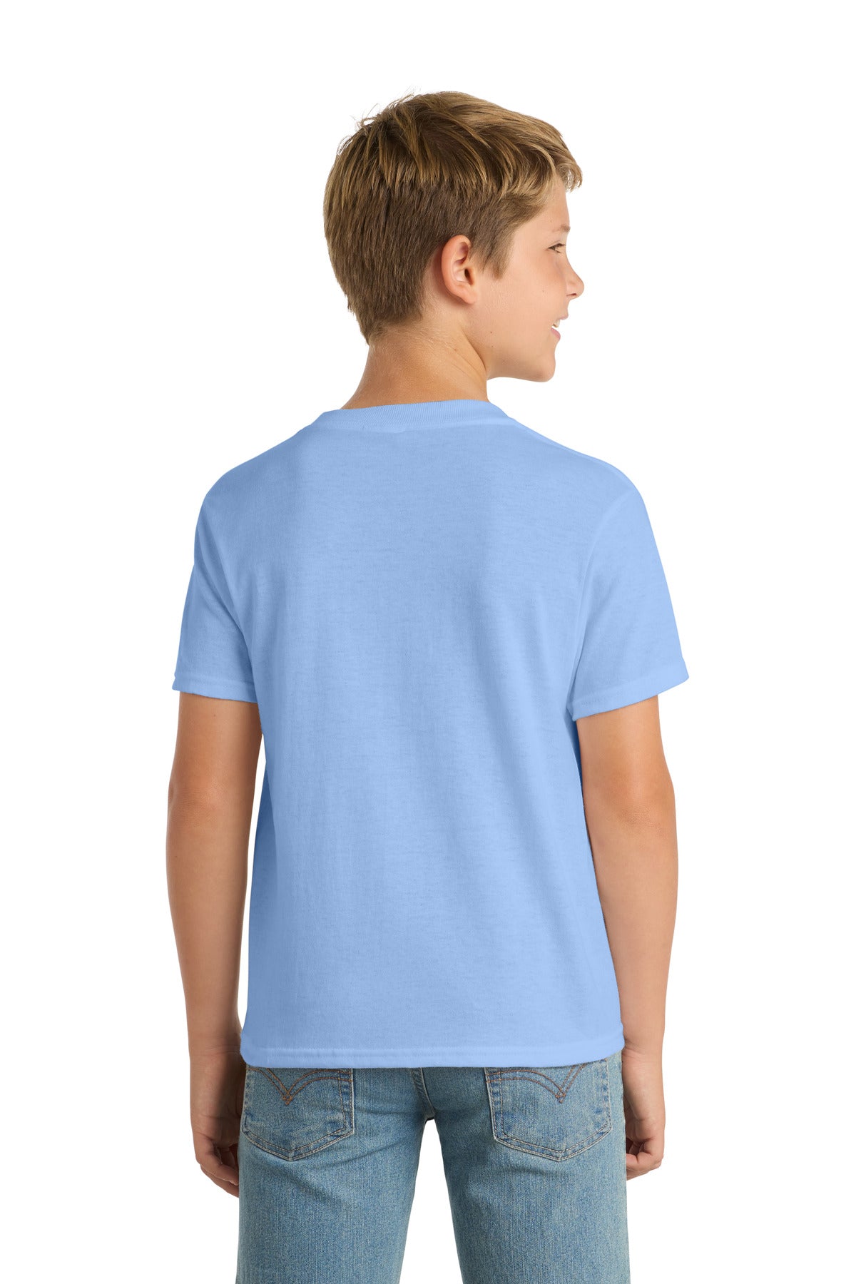 Port & Co Youth Core Blend Tee.  PC55Y