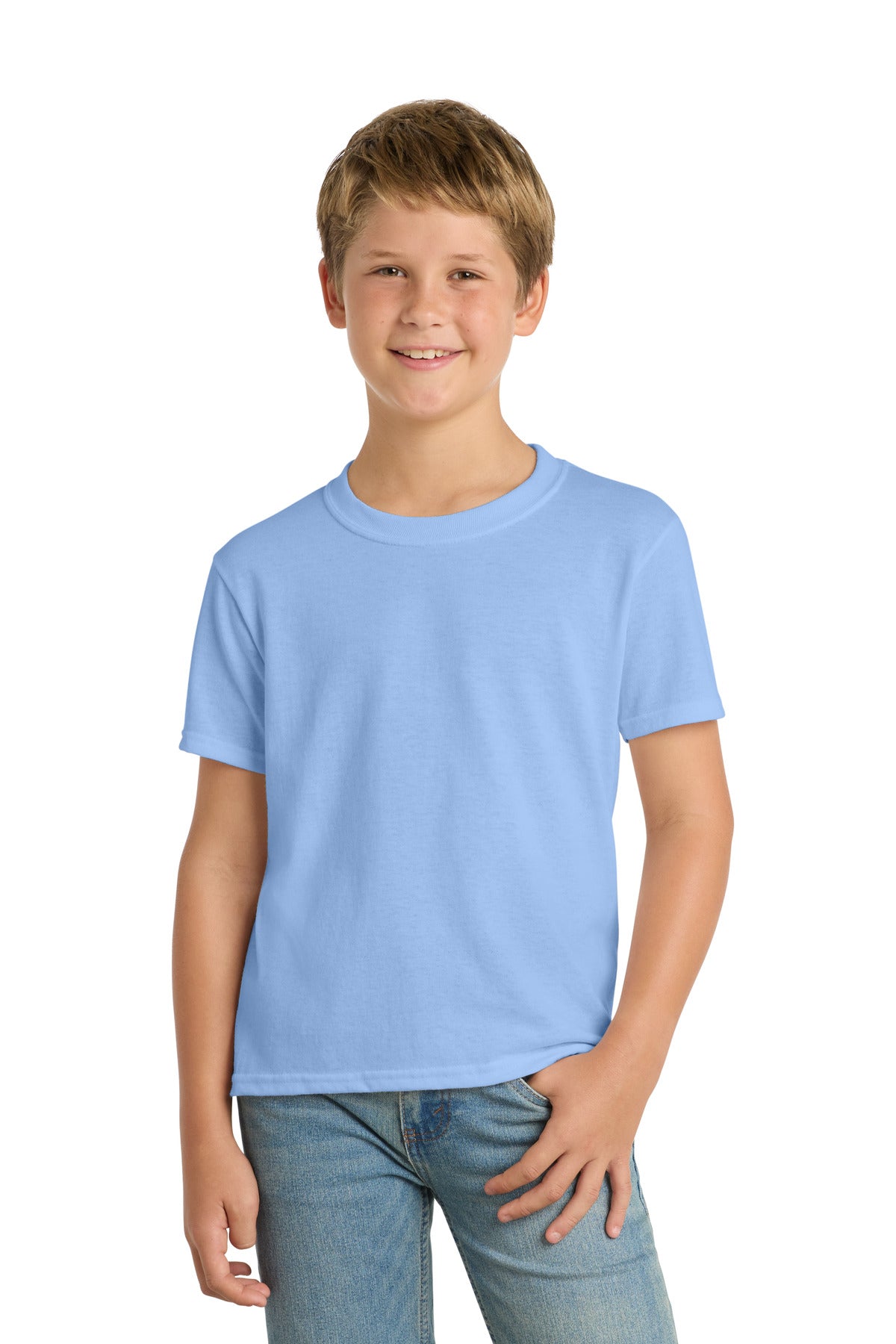 Port & Co Youth Core Blend Tee.  PC55Y