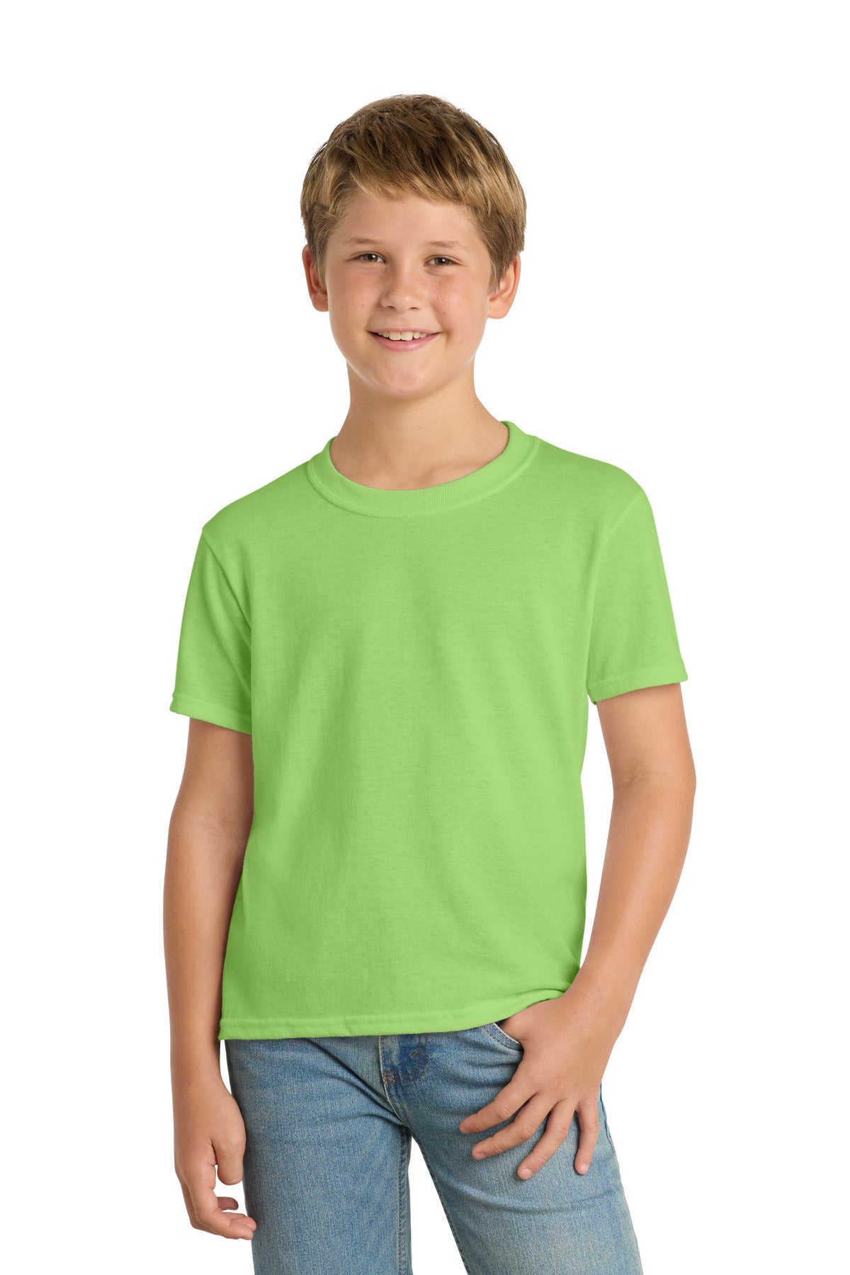 Port & Co Youth Core Blend Tee.  PC55Y