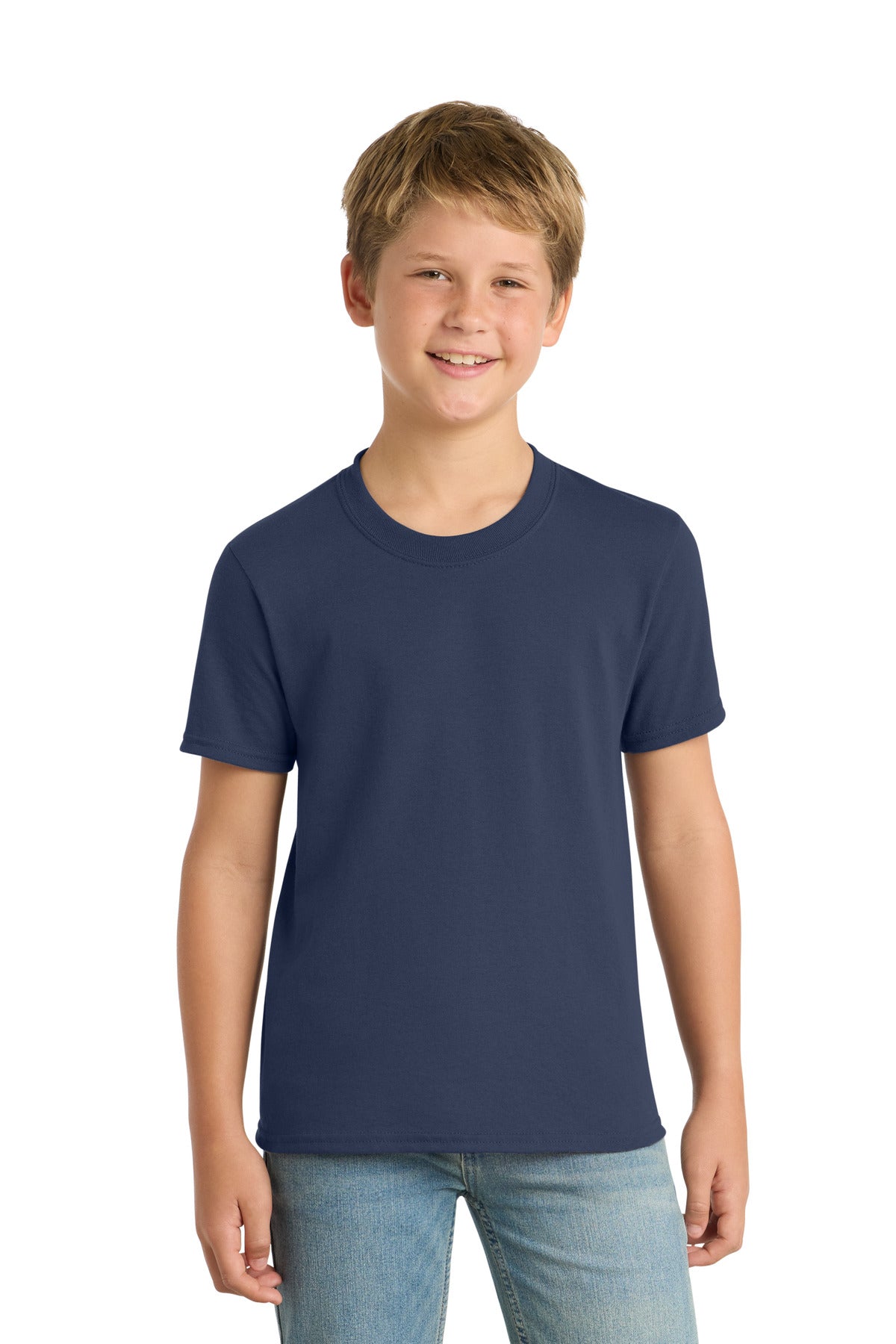 Port & Co Youth Core Blend Tee.  PC55Y