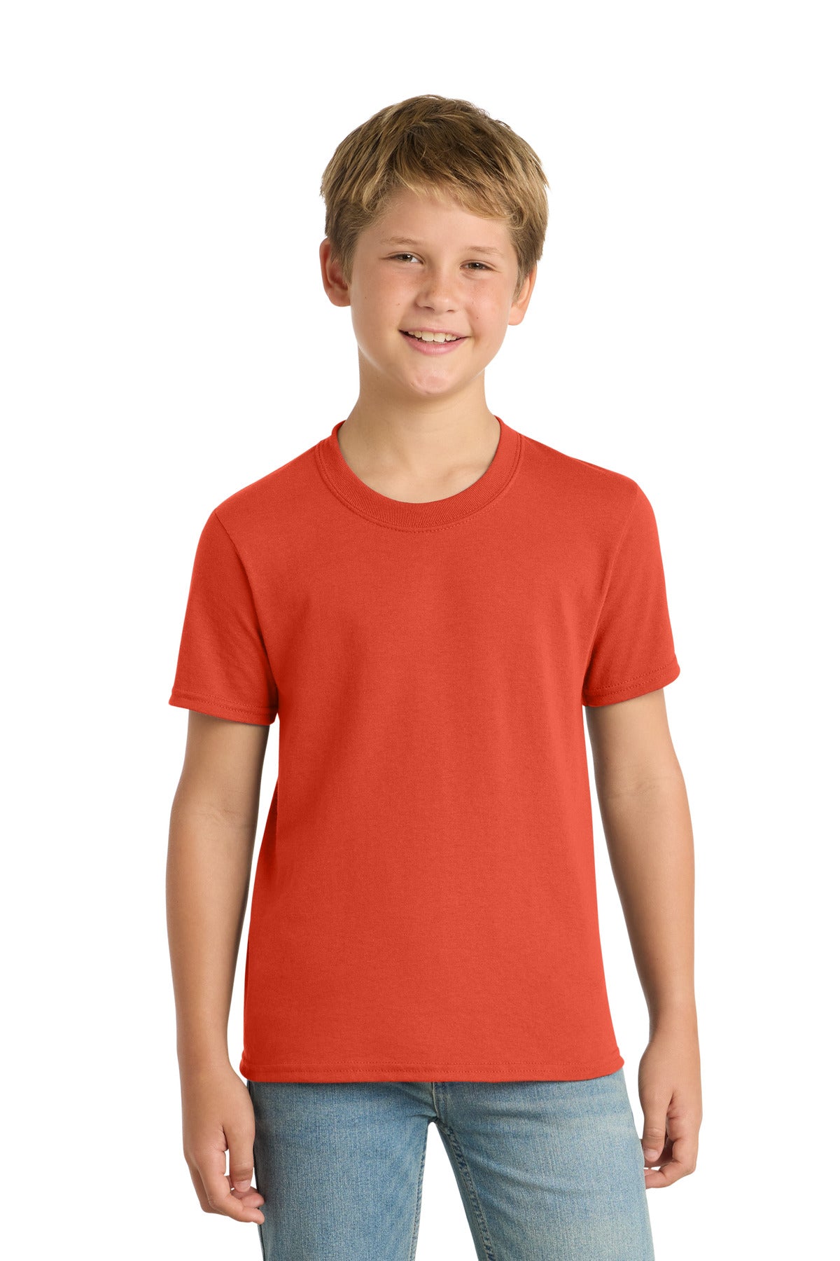 Port & Co Youth Core Blend Tee.  PC55Y