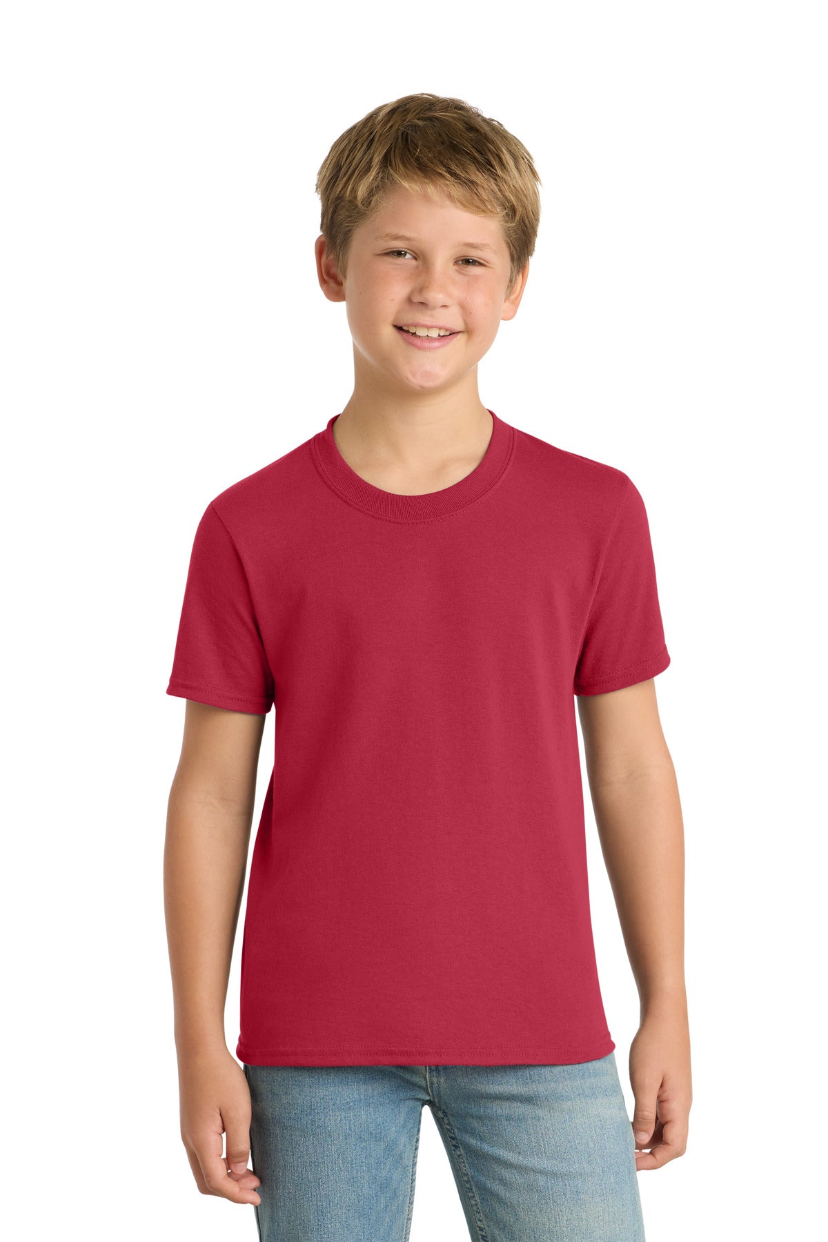 Port & Co Youth Core Blend Tee.  PC55Y