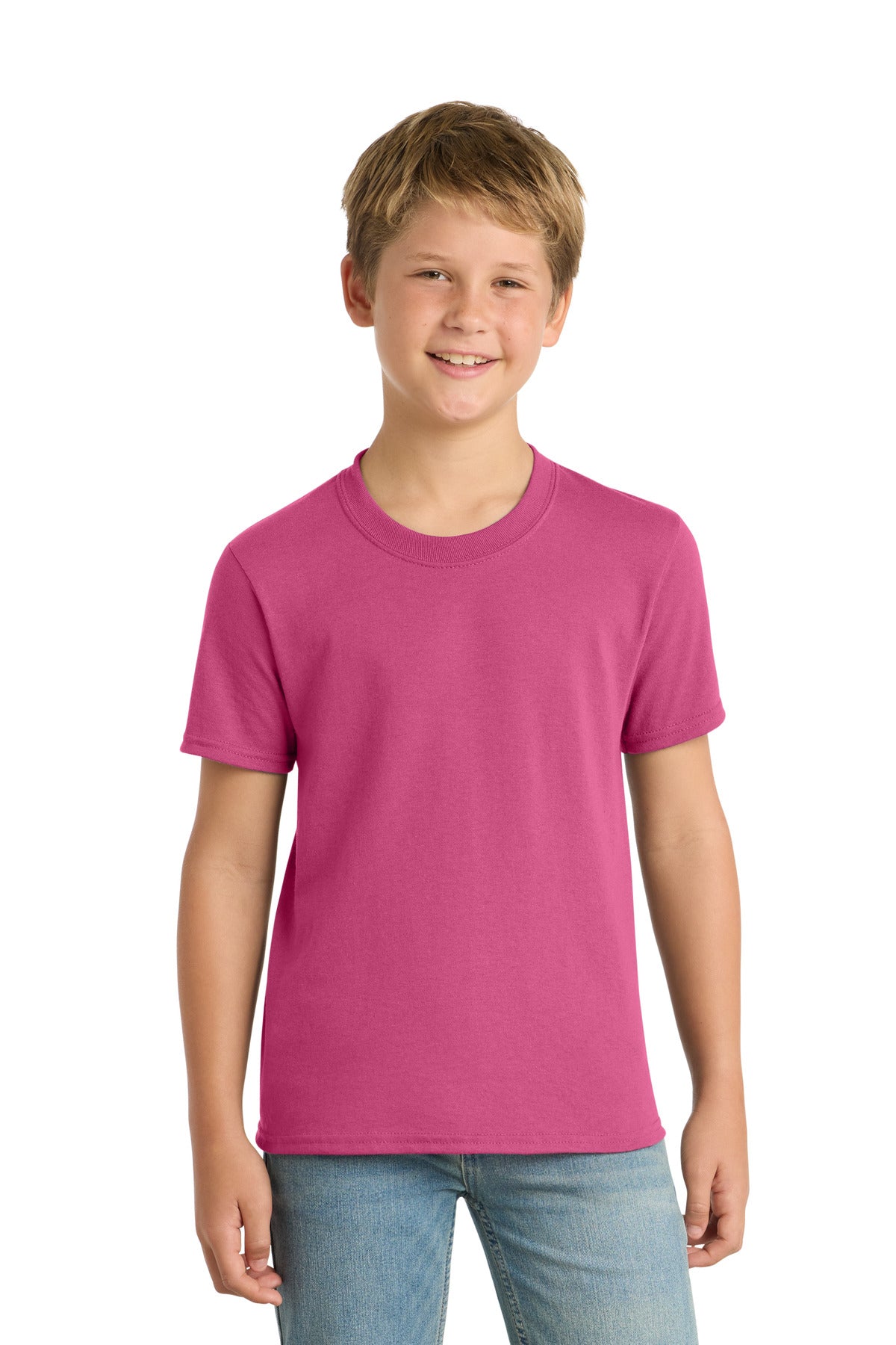 Port & Co Youth Core Blend Tee.  PC55Y