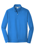 Port & Co Performance Fleece 1/4-Zip Pullover Sweatshirt. PC590Q