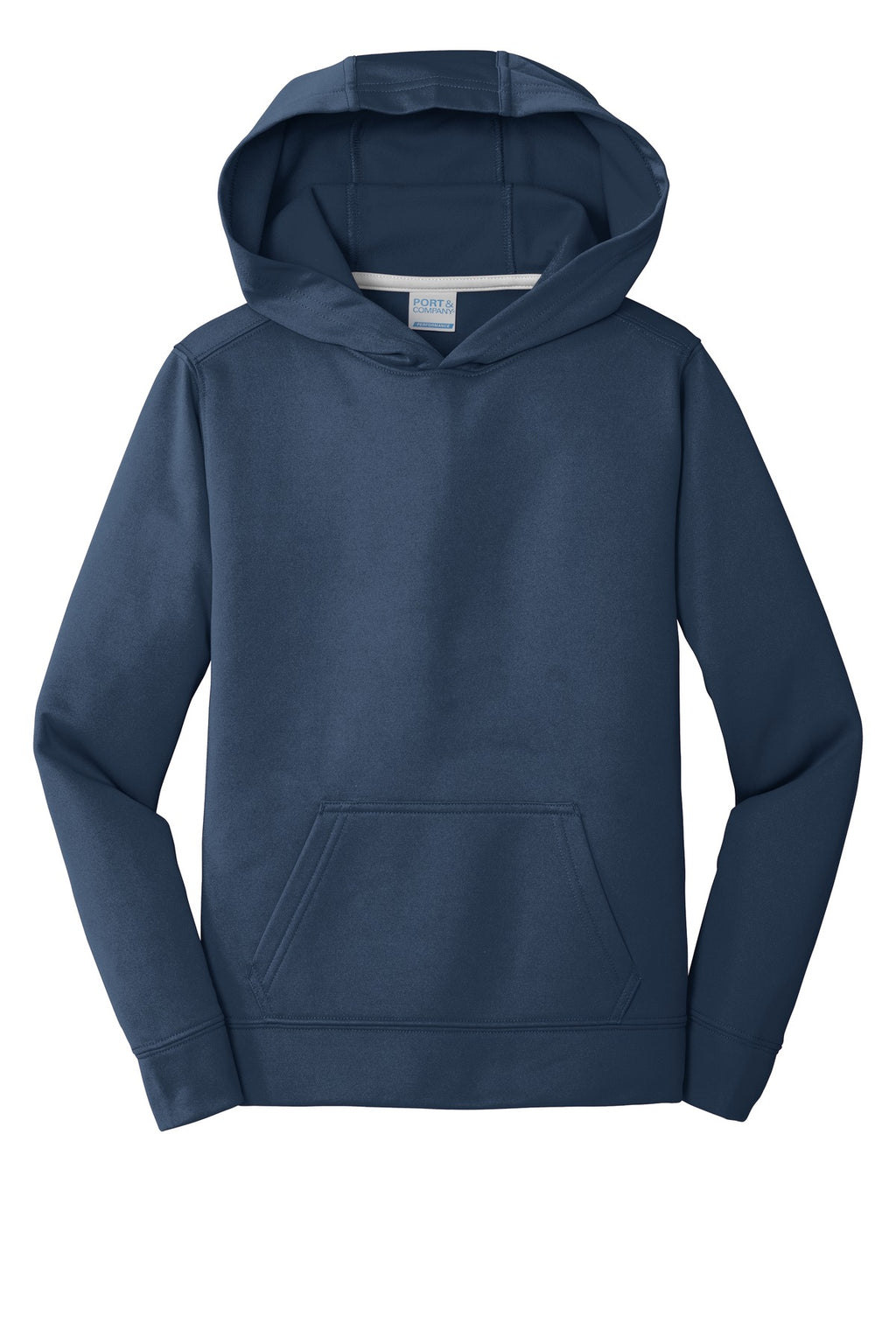Port & Co Youth Performance Fleece Pullover Hooded Sweatshirt. PC590YH