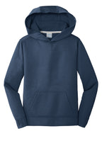 Port & Co Youth Performance Fleece Pullover Hooded Sweatshirt. PC590YH