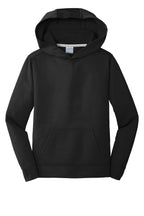 Port & Co Youth Performance Fleece Pullover Hooded Sweatshirt. PC590YH
