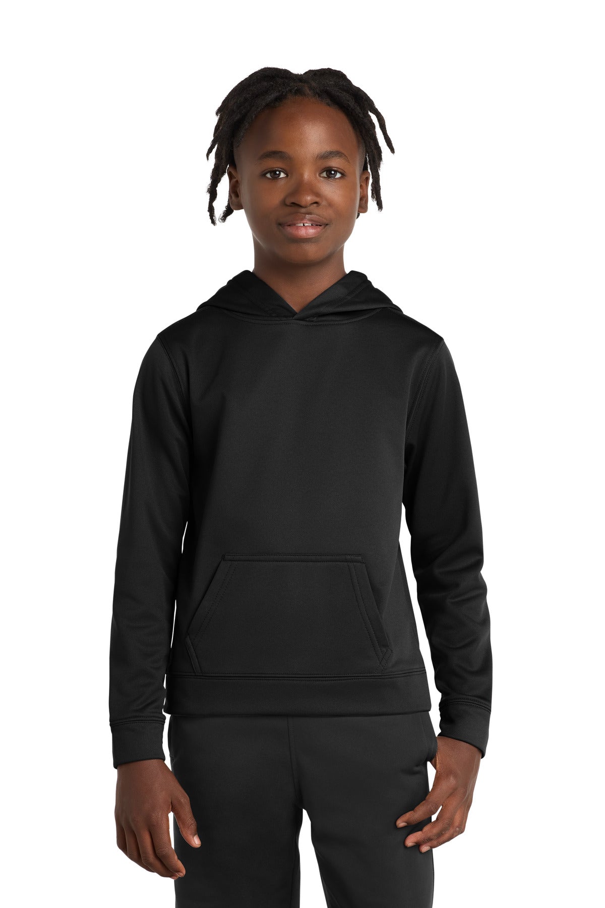 Port & Co Youth Performance Fleece Pullover Hooded Sweatshirt. PC590YH