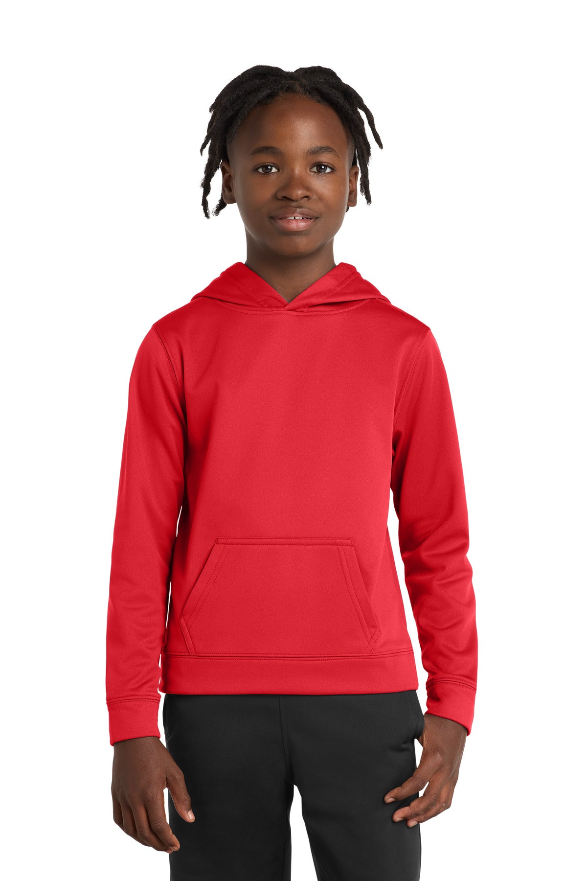 Port & Co Youth Performance Fleece Pullover Hooded Sweatshirt. PC590YH