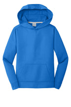 Port & Co Youth Performance Fleece Pullover Hooded Sweatshirt. PC590YH