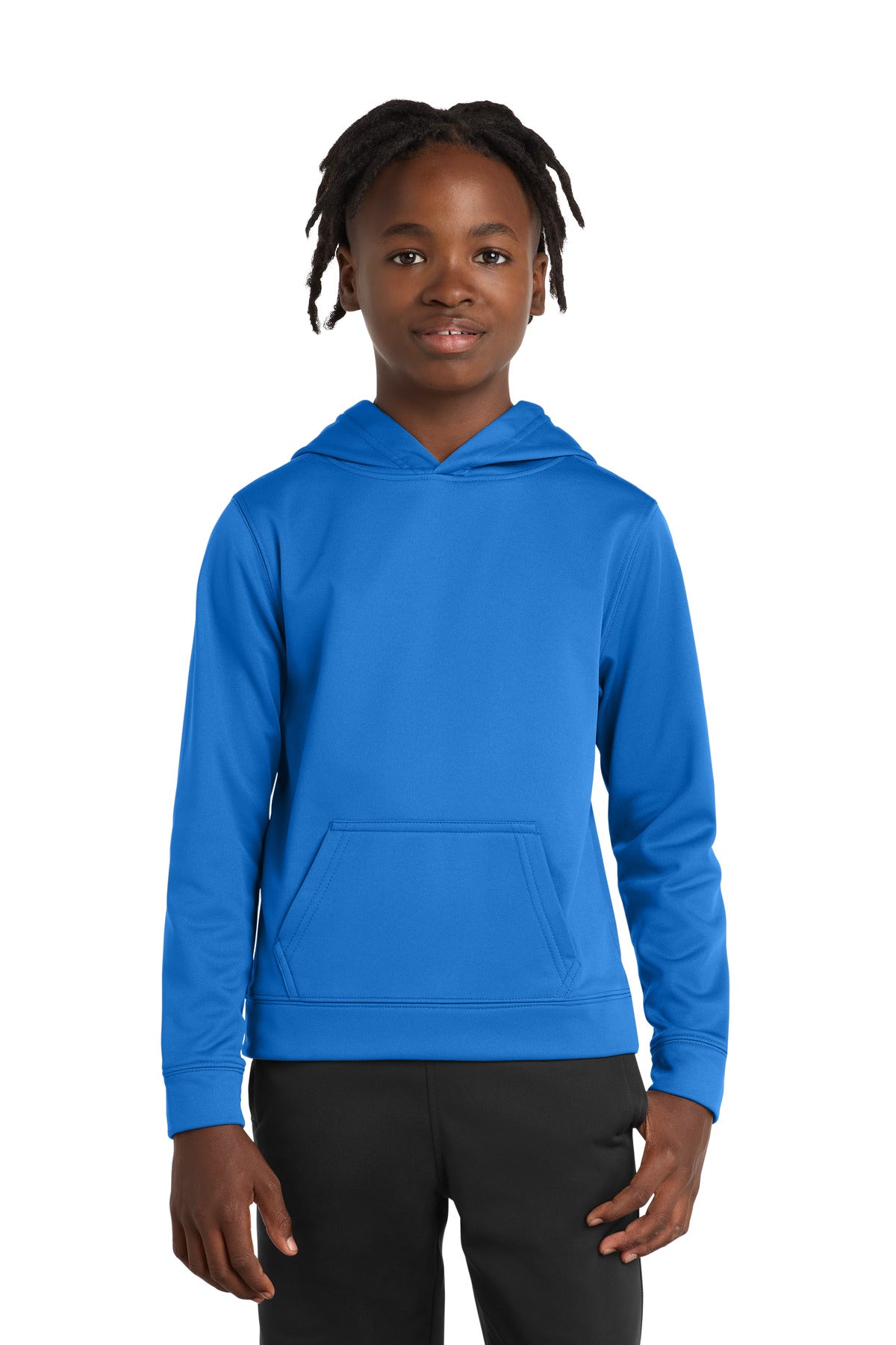 Port & Co Youth Performance Fleece Pullover Hooded Sweatshirt. PC590YH
